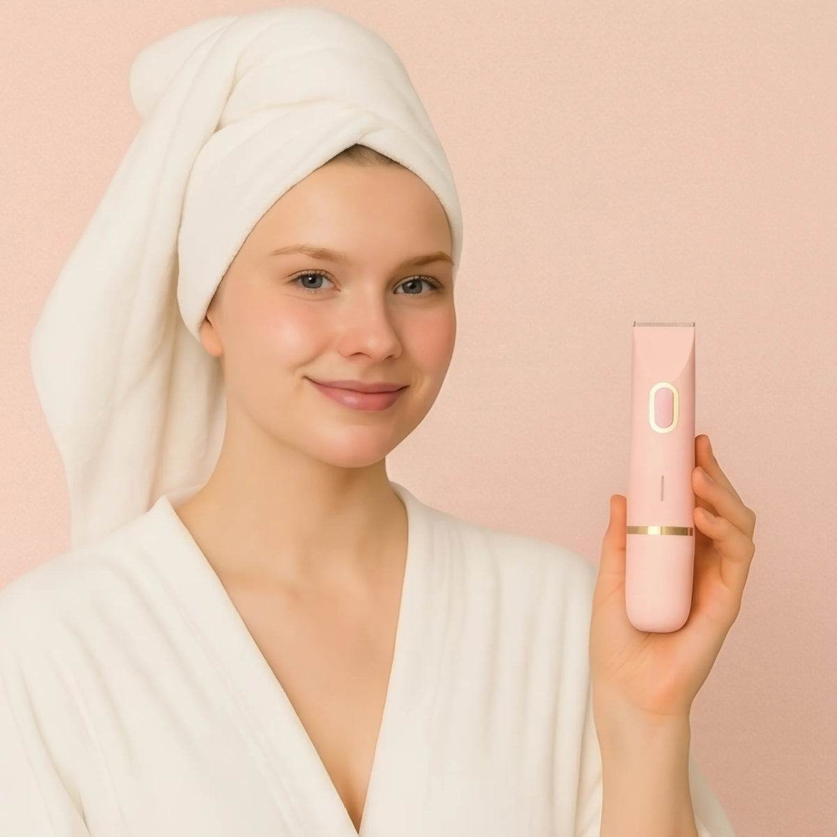 Sileä. Pehmeä. Itsevarma – Ilman Kipua. Nudelle™ Intiimialueiden Trimmeri